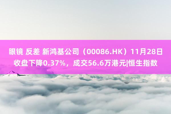 眼镜 反差 新鸿基公司（00086.HK）11月28日收盘下降0.37%，成交56.6万港元|恒生指数